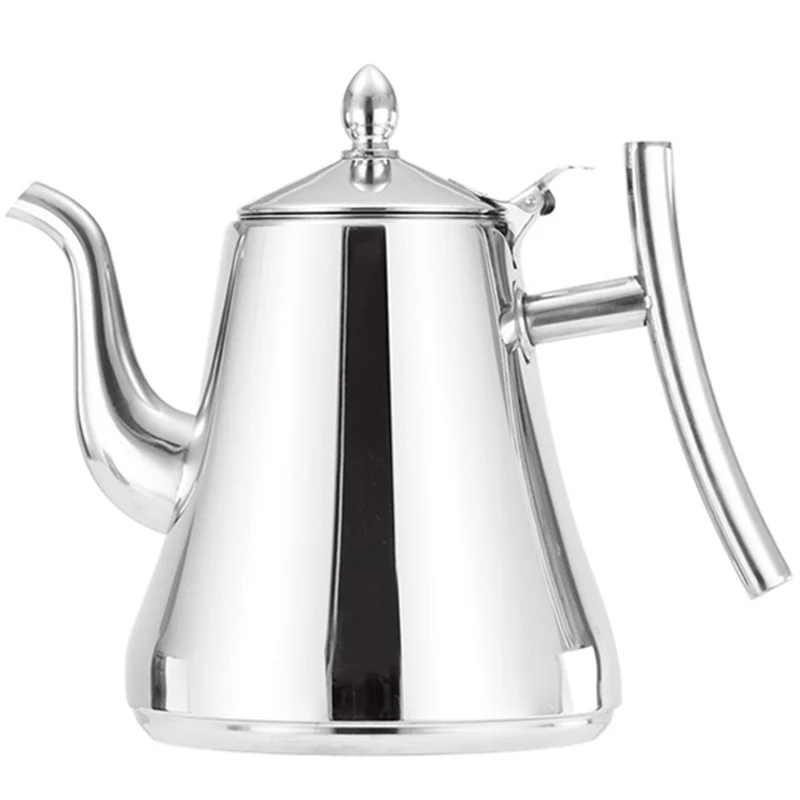 1.5L Stainless Steel Teapot Coffee Pot with Filter Kettle Home Hotel Bar Restaurant Stainless Steel Kettle Pot Induction Cooker 1.5L Stainless Steel Teapot Coffee Pot with Filter Kettle Home Hotel Bar Restaurant Stainless Steel Kettle Pot Induction Cooker