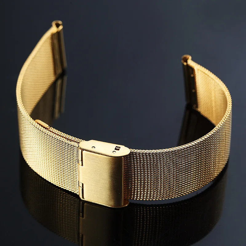 Universal Milanese Steel Watch Band with 0.4 Mesh Design