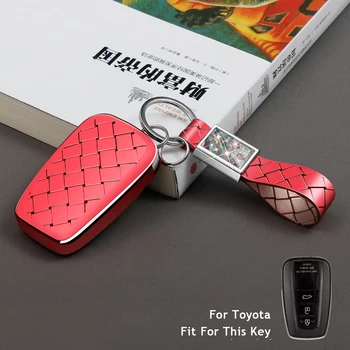 

Hot Sale TPU Case Cover For Toyota CHR Camry Prius Prado 2016 - 2018 Aygo RAV4 Corolla 2018 Car Key Case 2/3 Button Shell bag