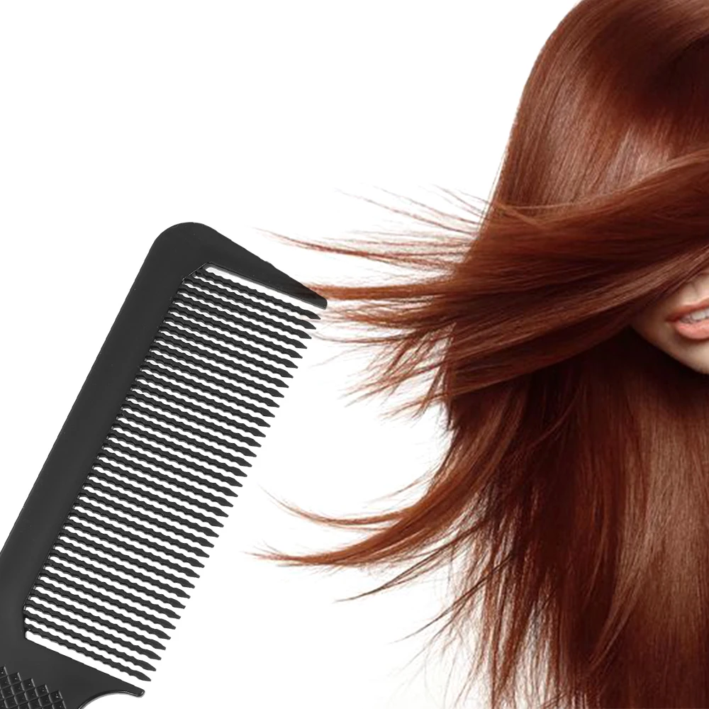 Pro 1 Pcs Carbon Antistatic 3D Hairdressing Clipper Comb Anti Slide Handle Barber Haircut Stick Hair For Professional Use | Красота и