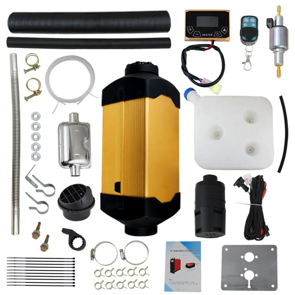 

Car Heater 5Kw 12V Air Heater Parking Heater With Remote Control Lcd Display For Car Rv Camper Truck