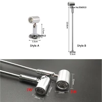 LED Dimmable 1W 3W Adjustable Spotlights Showcase Light For Exhibition Display Led Mini Spot Jewelry Display AC85-265V 2