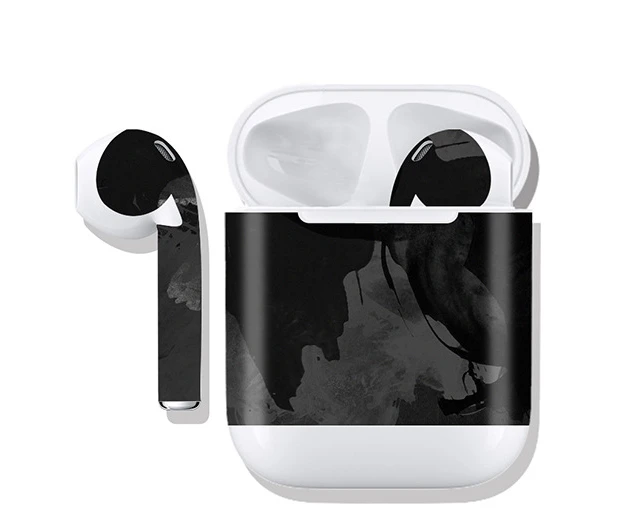 Для Apple Airpods стикер s Прямая тонкая кожа Наклейка для Apple Airpods Air Pods наушники стикер Наушники Аксессуары