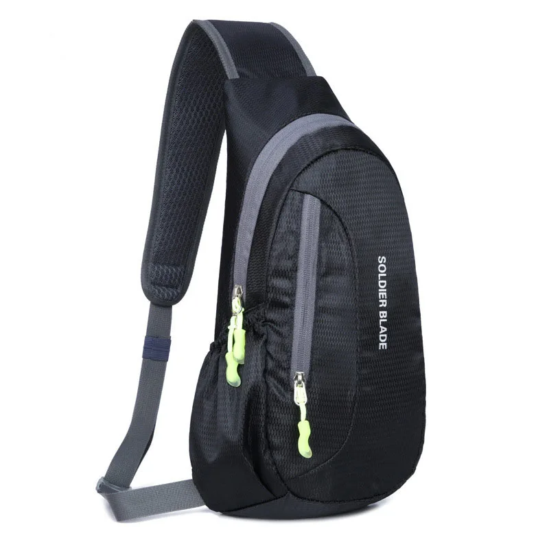 Fashion men Crossbody Bags male casual messenger bag Brand Designer women travel Shoulder Bag Anti Theft Chest Pack - Цвет: black
