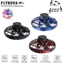 Дрон Flynova с ручным управлением Летающий Спиннер НЛО Скут руки мини-Дрон вертолет крытые маленькие летающие игрушки для детей