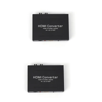 

1080P Hdmi To SPDIF Optical 4K RCA L/R Analog o Extractor Converter Splitter