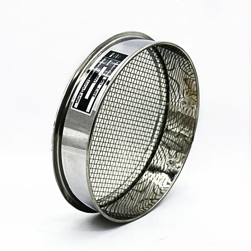 

Flour Sieve Soybean Rice Grain Sesame Sample Test Sieve SS 304 Filter Mesh & Frame Diameter 25cm Hole Diameter 2mm - 5mm
