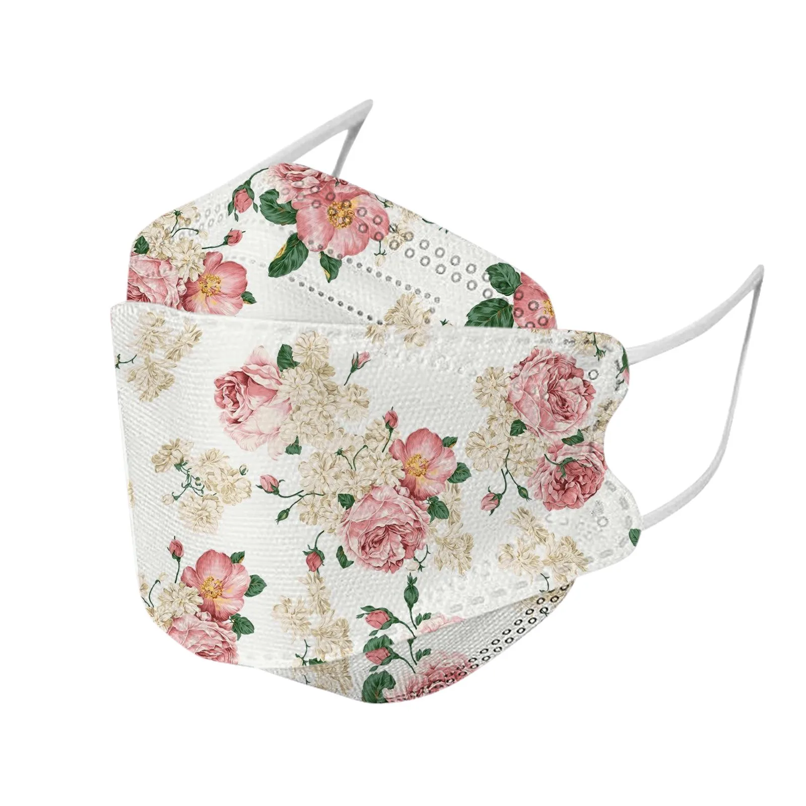 5-10pcs Flower KN95 Mascarillas ffp2mask Adults Fish Masks 4 Layers Protection Floral Printed Facemask masque mascarilla fpp2 3
