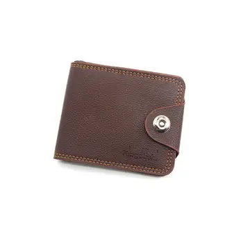 

New Men's Wallet Short Multifunctional Fashion Casual Magnetic Buckle Wallet