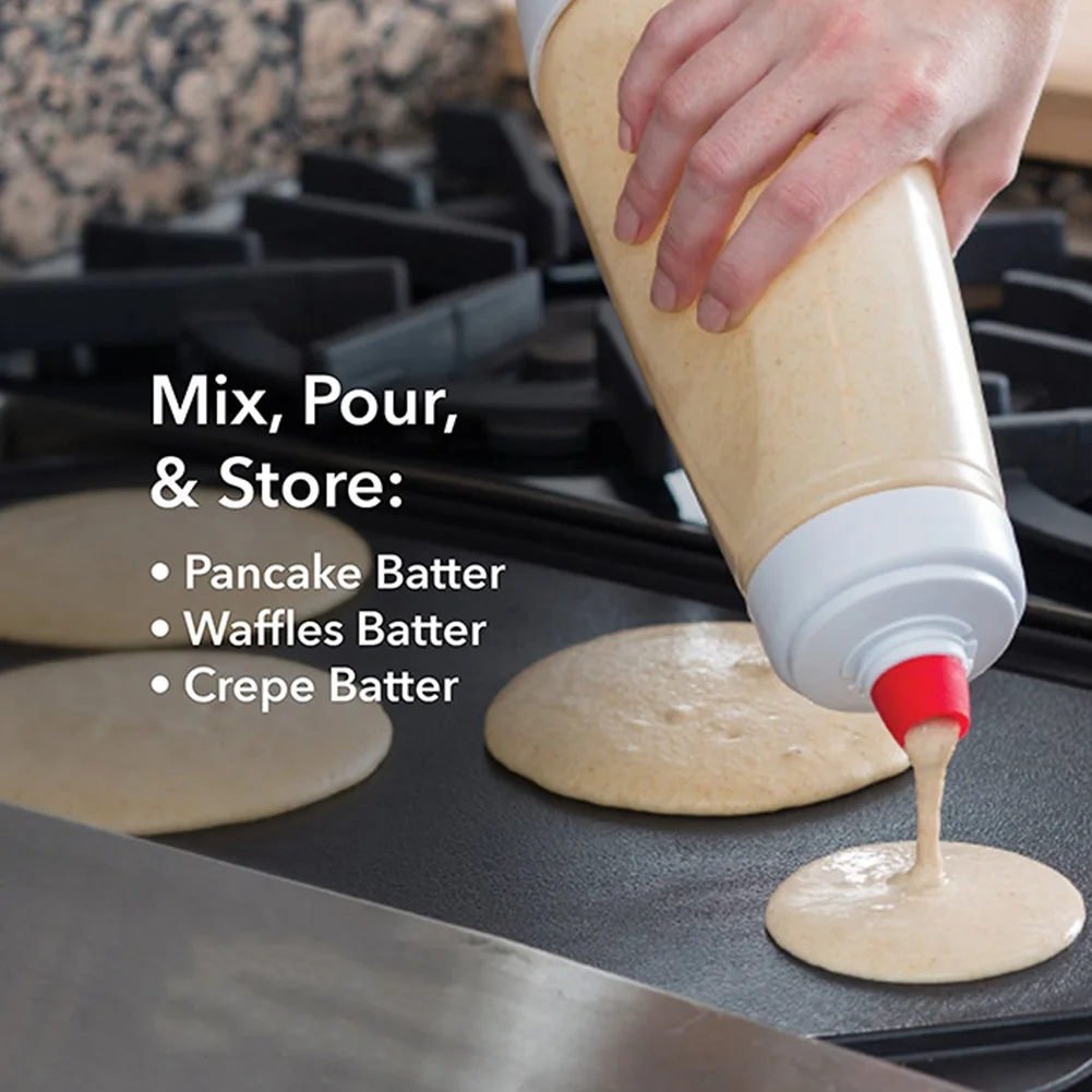 Нетоксичная бутылка для смешивания портативные аксессуары Легкая очистка дозатор кухонные капкейки домашние весы инструмент для встряхивания рук