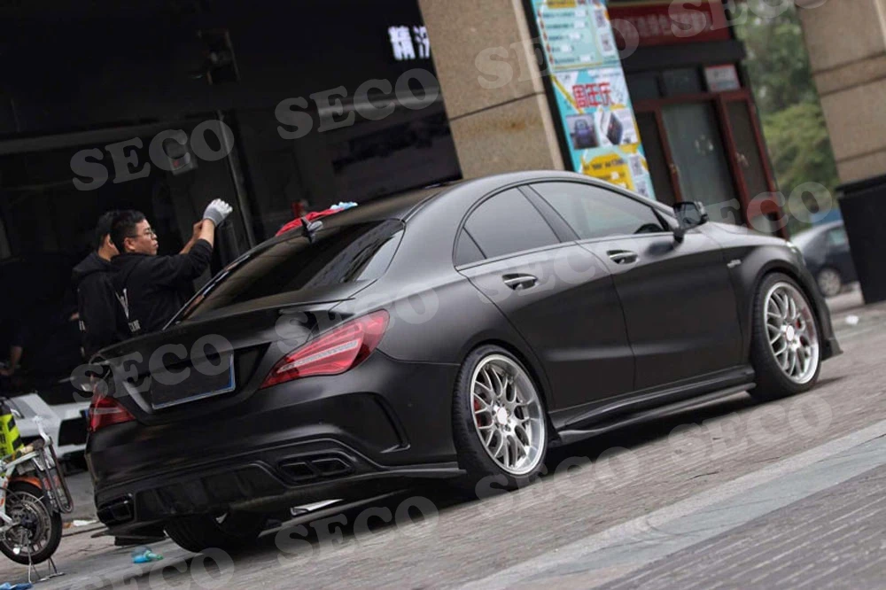 Карбоновые боковые юбки фартук спойлер для Mercedes Benz W176 A Class A160 A180 A200 A250& CLA W117 CLA180 CLA45 AMG 2013