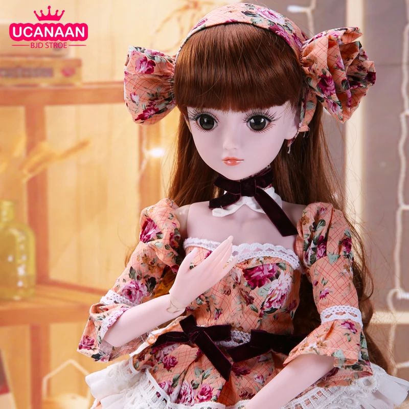 UCanaan/23 6 ''BJD кукла с одеждой наряд обувь парик Макияж 19 Шаровые опоры для