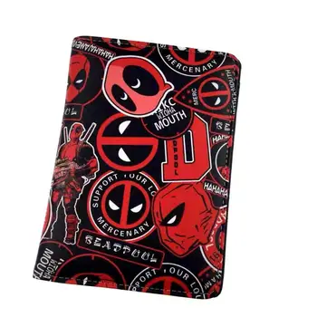 

Cartoon Passport Holder Protector Anime Deadpool Hulk Captain Spiderman ID Card Slot Leather Passport Cover Travel Accessories