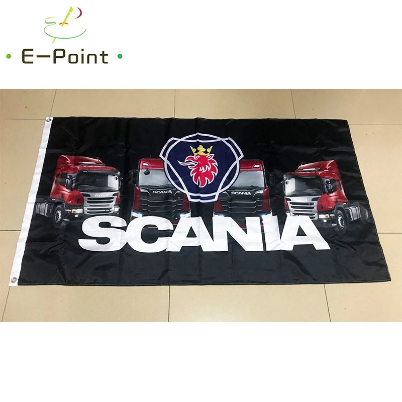 Шведский автомобиль Scania флаг 90*150 см размер рождественские украшения для дома и сада