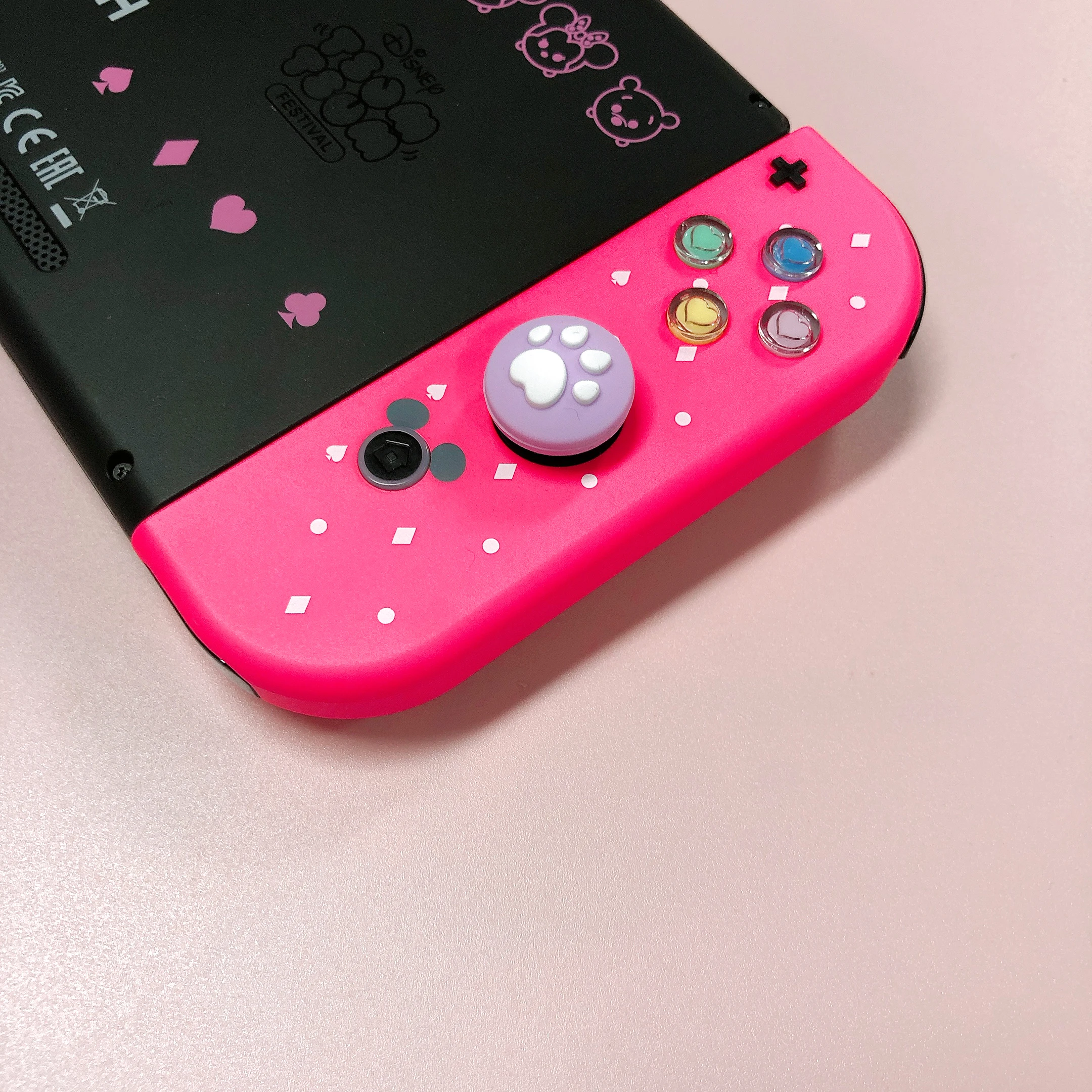 Сменная Крышка корпуса для консоли Nintendo Switch JoyCon Mickey чехол Nitendo Задняя Лицевая