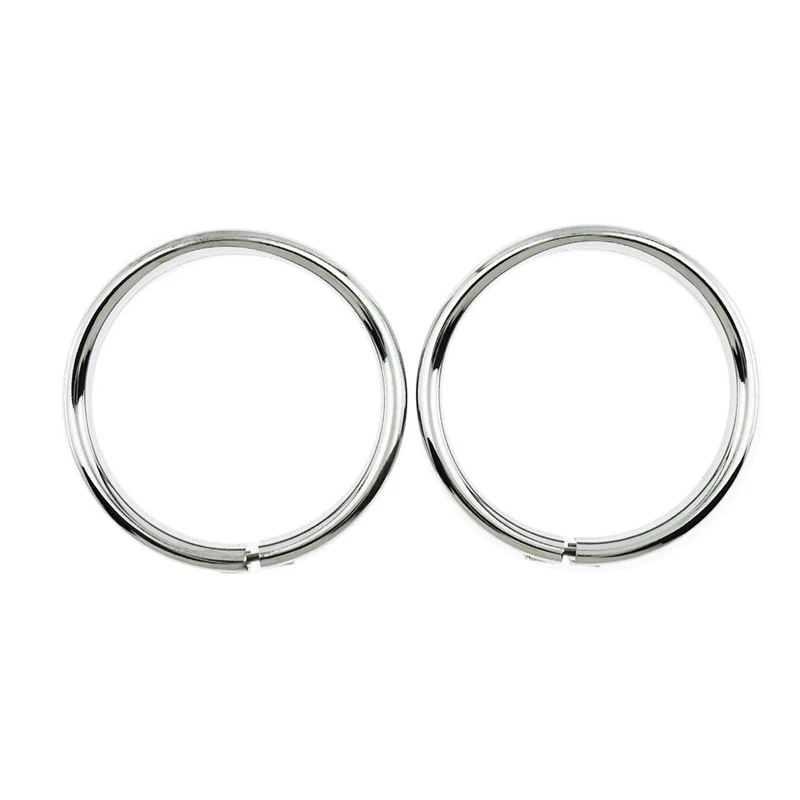 1 Пара мотоциклетный 4,5 дюймов 4 1/2 светодиодный вспомогательный светильник, противотуманный светильник, Декоративный Козырек, стильная лампа ближнего света, кольцо для крепления для Harley S