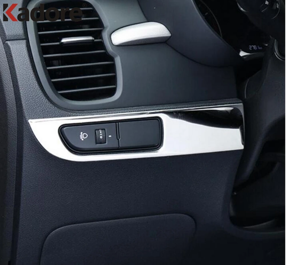 Кнопка переключателя фары для Kia Rio X-line аксессуары из нержавеющей стали 4 2018 2019 |