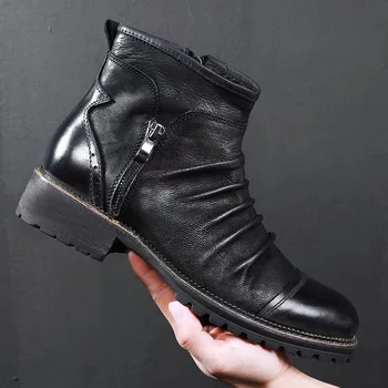 

Merkmak Leather Boots