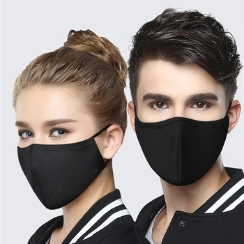 

Cotton Mouth Mask Anti Haze Dust Washable Reusable Women Men Child Dustproof Mouth-muffle Winter Warm Mask Face Mouth Masks