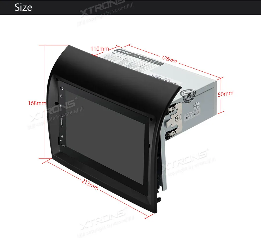 XTRONS " Android 9,0 автомобильный стереоплеер радио wifi gps для Fiat Ducato 2011 2012 2013 без DVD