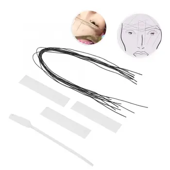 

3pcs/set Microblading Semi-Permanent Eyebrow Tattoo Thread Line Microblading Line Marker Measure Tool Eyebrow Tattoo Accesories