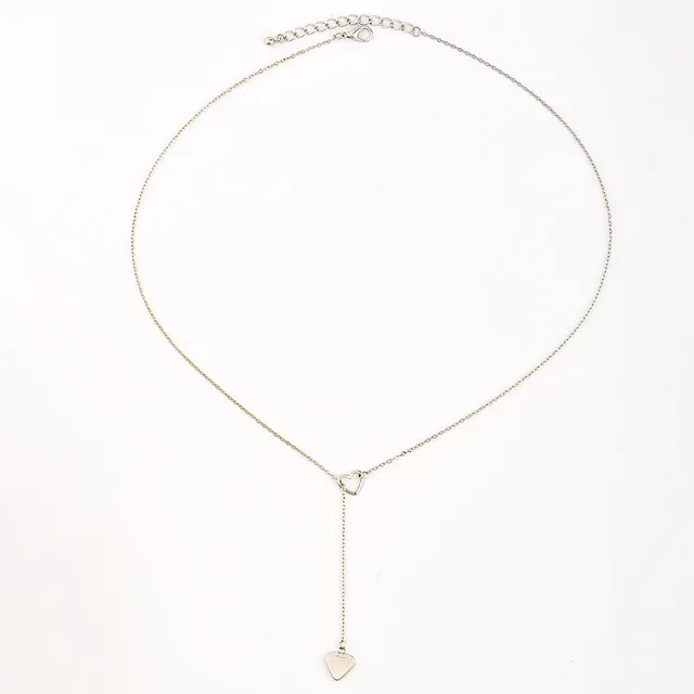 Europe And The United States Big Fashion Popular Personality New Peach Heart Love Pendant Women's Y-shaped Necklace Wholesale 5
