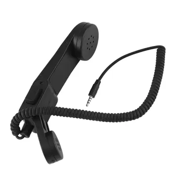 

For Mobile Phone Portable Handheld Speaker Communication 3.5mm Plug Police Patrol Shoulder Microphone Easy Operate Military