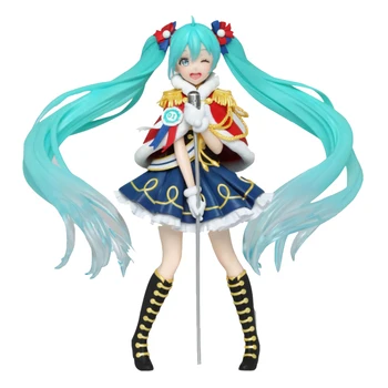 

9PCS Anime Miku Tronzo Original Sega SPM VOCALOID Arcade Future Tone Hatsune Miku GHOST PVC Action Figure Collectible Model Toys