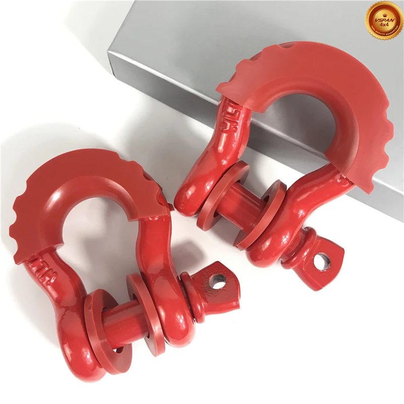 4x4 Accessories 3.25T Towing Shackle Hook with Isolator Cover for Towing  Hauling Recovery Kits For Jeep/Truck Offroad Tow Parts - AliExpress