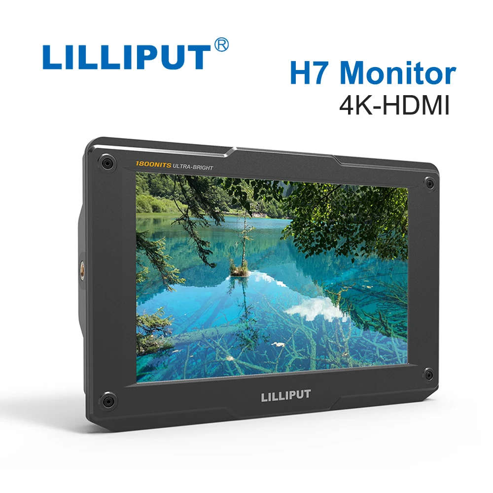 LILLIPUT H7 7-дюймовый ЖК-монитор 4K HDMI-совместимый 3D LUT 1800nit высокая яркость на поле