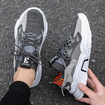 

2020 New Mesh Men Sneakers Casual Shoes Lac-up Men Shoes Lightweight Comfortable Breathable Walking Sneakers Zapatillas Hombre