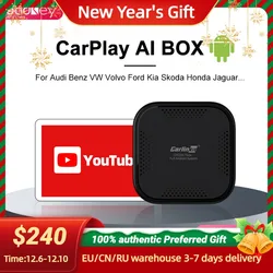 Carlinkit – boîtier CarPlay Ai sans fil, Android 9.0, Apple CarPlay, pour Mazda, Mercedes, Lexus, Volvo, tv, Netflix, 4G LTE, SIM TF 