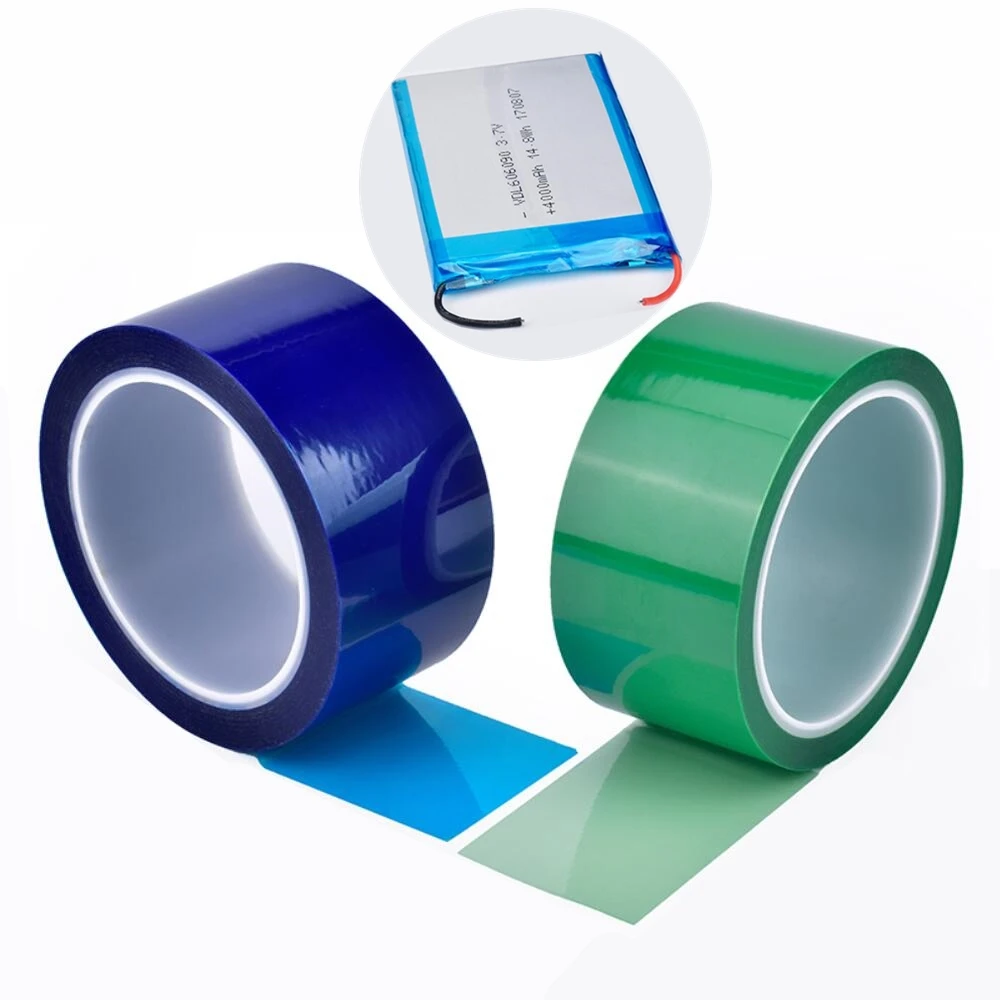 HeatResistantGreenLithiumBatteryAdhesiveTapeForInsulation