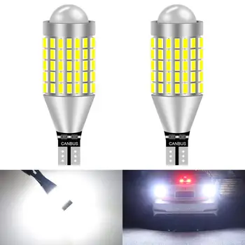 

2pcs W16W T15 912 921 Reverse Lamp LED Canbus Bulbs for Ford Focus 2 3 MK2 Fusion Escape Mustang Car Backup Reverse Lights