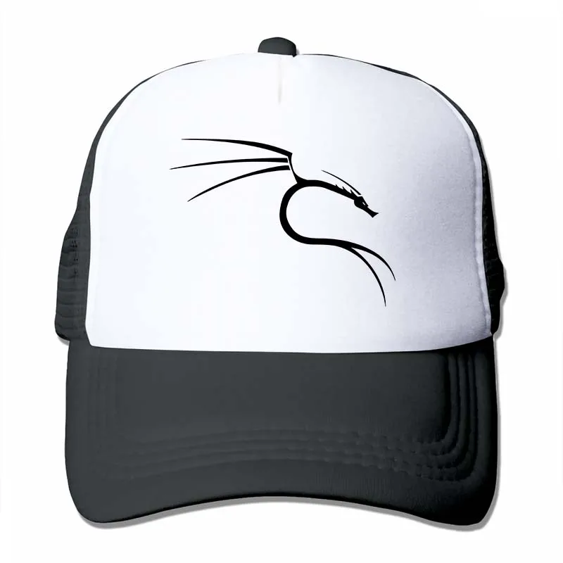 Kali Linux Dragon бейсбольная кепка для мужчин и женщин, Кепка для водителя грузовика, модная Регулируемая Кепка - Цвет: 4-Black