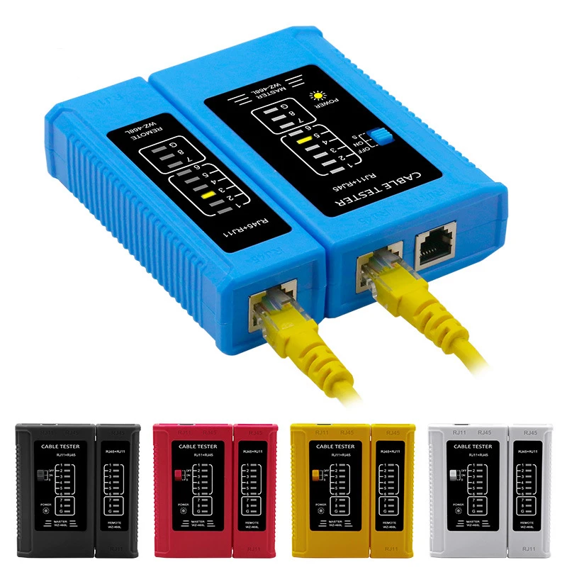 Профессиональный сетевой кабель тестовый er RJ45 RJ11 RJ12 CAT5 UTP LAN кабель тестовый er детектор дистанционного тестирования Инструменты сетевое оборудование