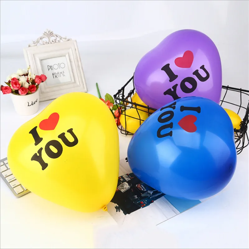 30 шт. В форме сердечка латексный воздушный шар baby shower свадебные футболки ко Дню