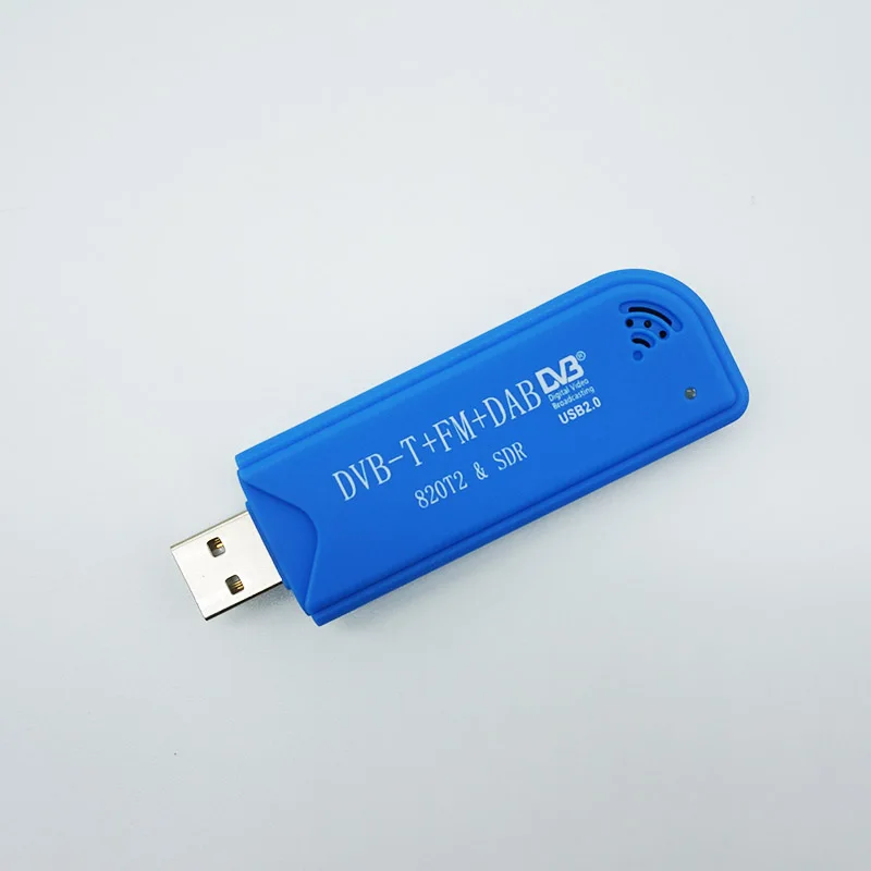 ТВ тюнер USB2.0 синяя палка DAB FM DVB T RTL2832U R820T SDR RTL ключ цифровой приемник ИК пульт с