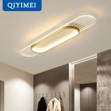 Luces de techo LED minimalistas contemporáneas para sala de estudio, armario, pasillo, iluminación interior, decoración del hogar, lámpara Lustre