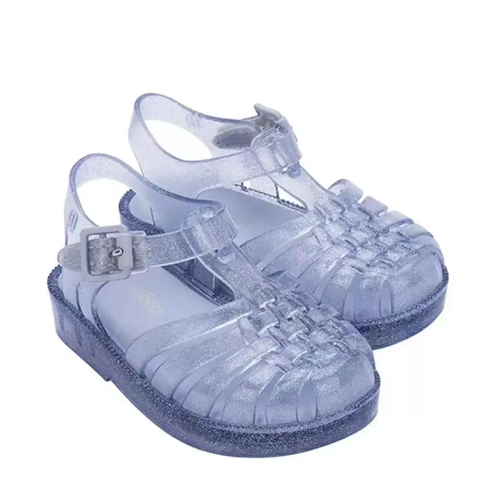 

Mini Melissa Children's Roman Woven Sandals 2023 Summer Boys Girls Comfortable Soft Sole Beach Shoes Kids Jelly Shoes