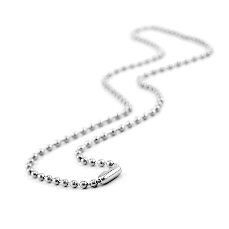 

Wholesale 5Pcs 60cm/23.6' Peanut Buckle Ball Beads Chain Finding DIY Jewelry Accessories For Handmade Necklace Making Trendy