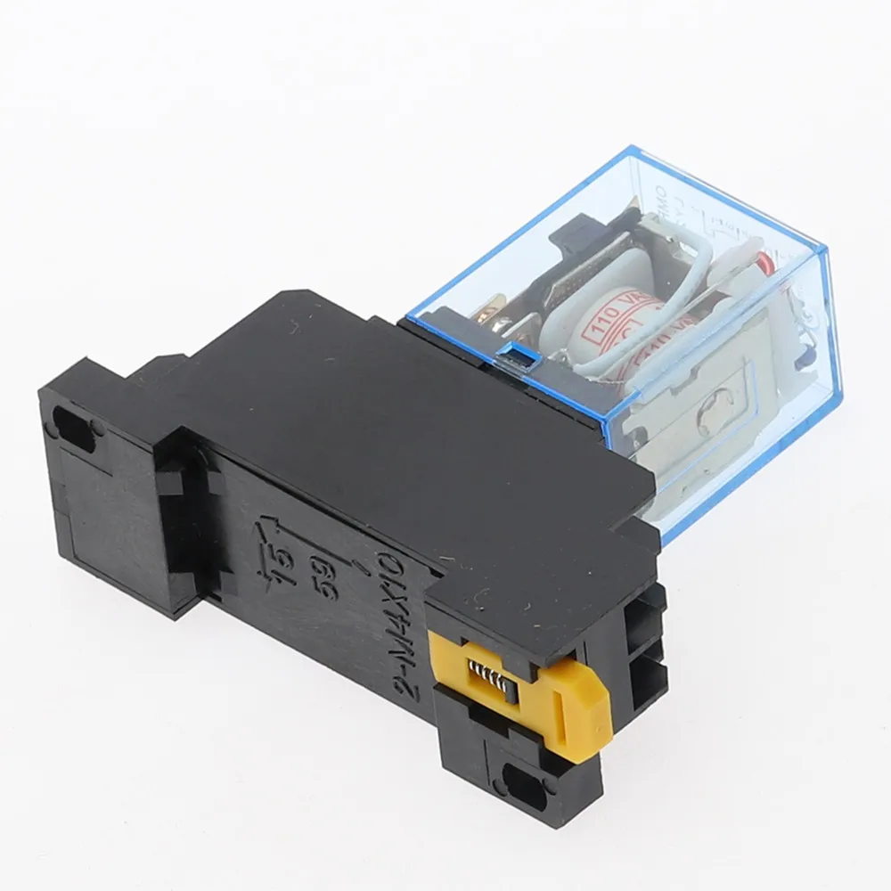 Реле мощности катушки DPDT LY2NJ HH62P 220 В переменного тока 10 А 8 контактов|coil power relay|power