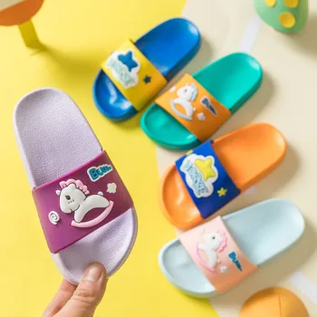 

Mini Melissa Jelly Shoes Girls Cartoon Animal Outdoor Flip Flop Summer Fruit Children Slippers Beach Toddler Unicorn Shoes