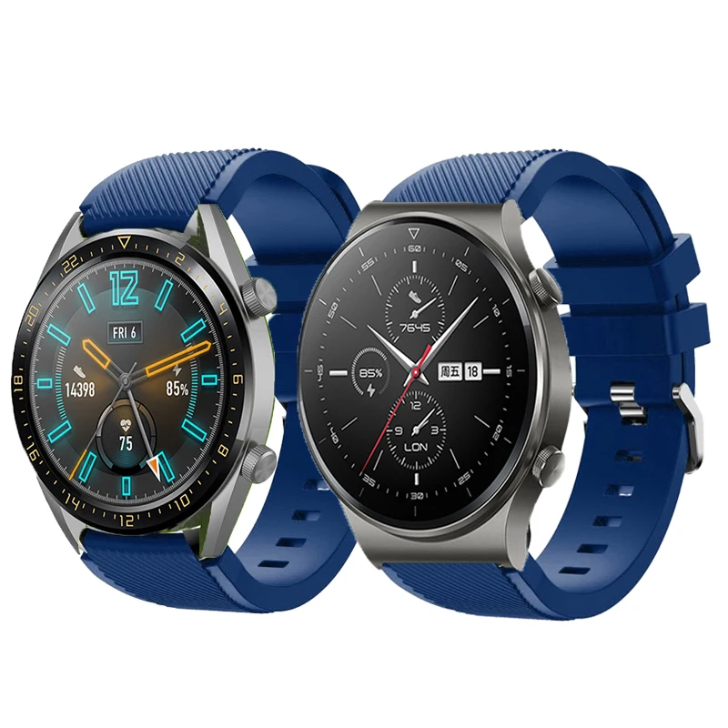 

Силиконовый ремешок для часов samsung Galaxy watch 3, 45 мм, 46 мм, 22 мм, для Xiaomi, Huami, Amazfit GTR, 47 мм, Stratos 2, 2S
