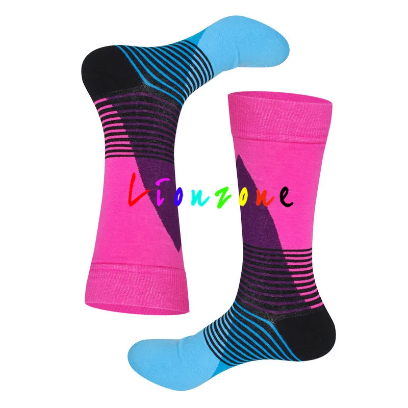 LIONZONE New Arrived Happy Socks Men/Women Colored Classic Striped Leopard Totem Patterns Cotton Crew Socks For Chrismas Gift - Color: Choice12