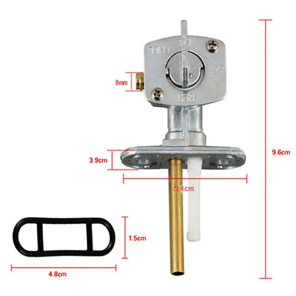 Fuel Petcock Valve Motorcycle Gas Petcock Fuel Tap Valve Switch Pump for YAMAHA WR426 WR450 XT225 XT350 XT600 XVS 650 V-Star YZ250F YZ400F