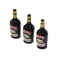 2/3pcs 1/12 Miniature Bottle Wine Bottle Dollhouse Accessories Mini Resin Bottle Simulation Model Toys For Doll House 2