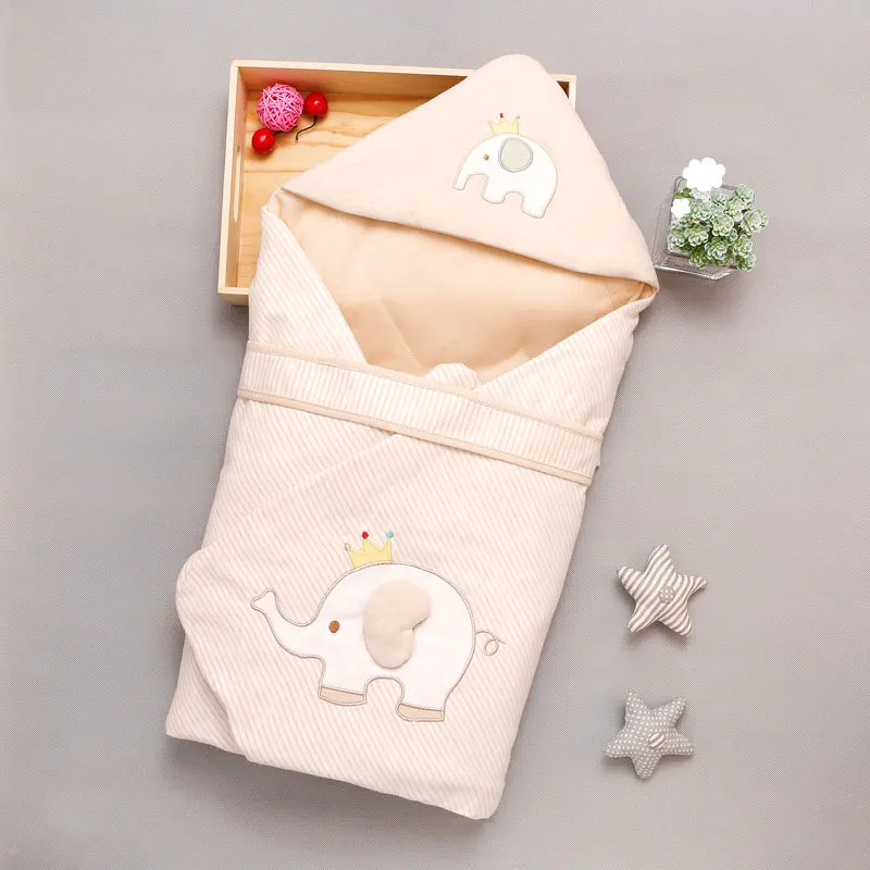 Elephant Camel Конверт для новорожденных, Хлопковое одеяло для новорожденных, товары для младенцев - Цвет: Elephant Camel