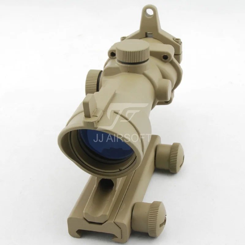 JJ Airsoft ACOG Style 4x32 Scope with Killflash / Kill Flash (Black/Tan) FREE SHIPPING(ePacket/HongKong Post Air Mail) JJ Airsoft ACOG Style 4x32 Scope with Killflash / Kill Flash (Black/Tan) FREE SHIPPING(ePacket/HongKong Post Air Mail)