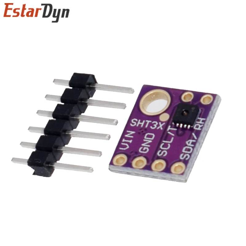 5 Modules Capteur Température/humidité SHT31-D - Précision ±0.3°C, Interface I2C, Compatible Arduino